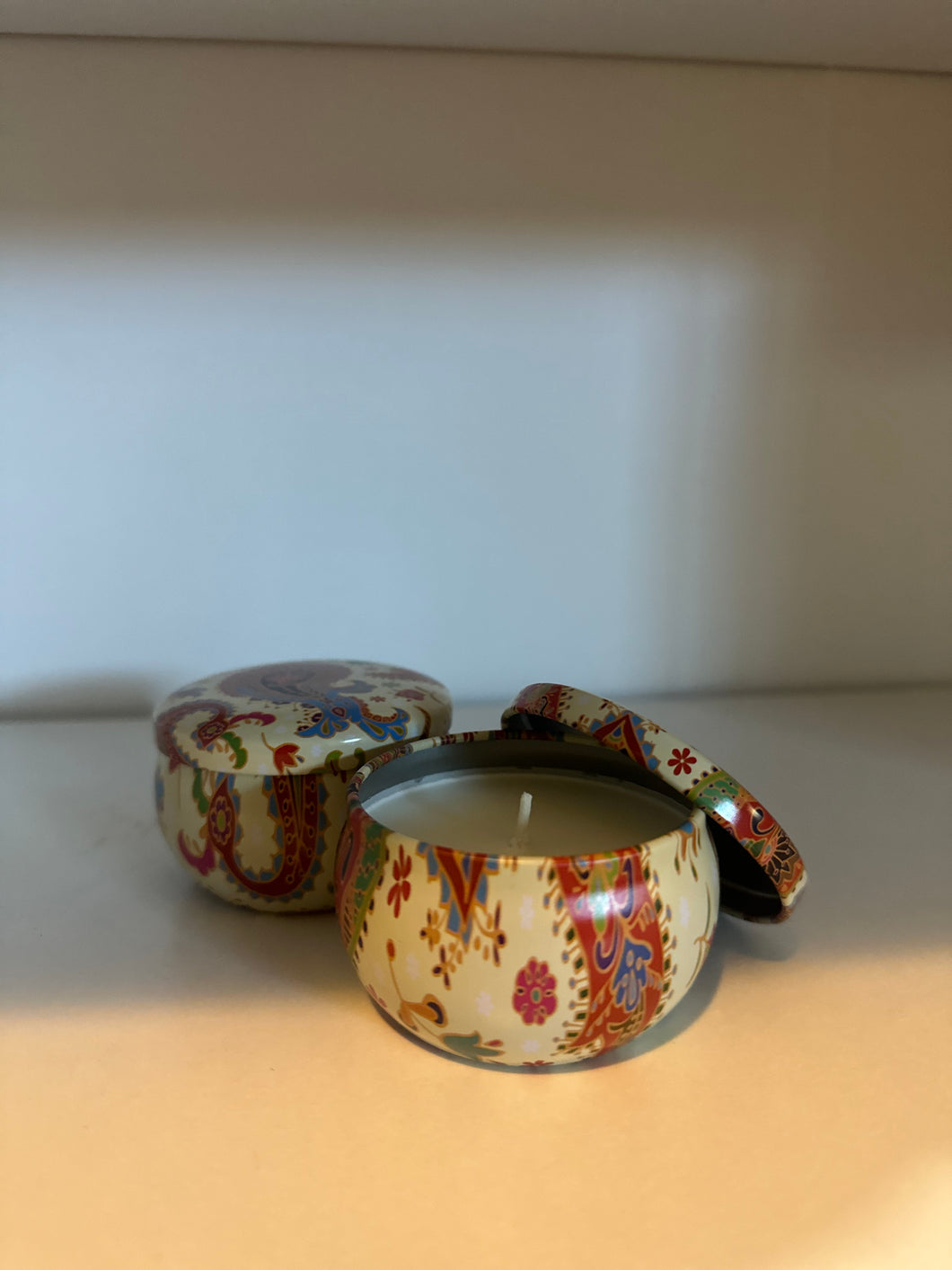 Decorative Mini Tin Candle