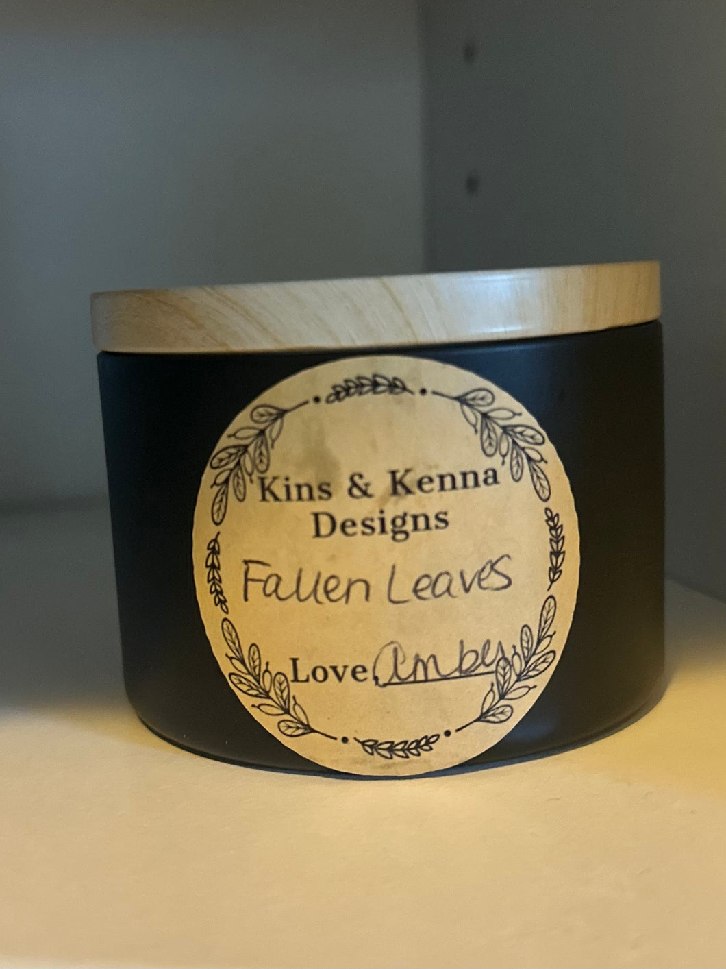 Fallen Leaves Candle