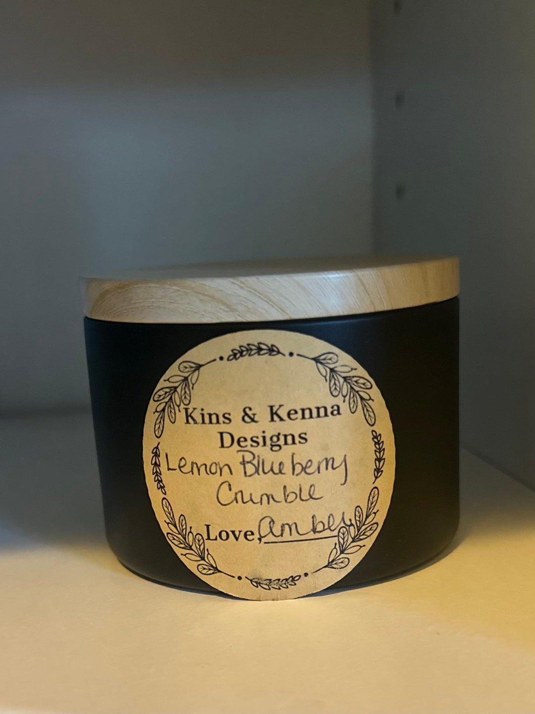 Lemon Blueberry Crumble Candle