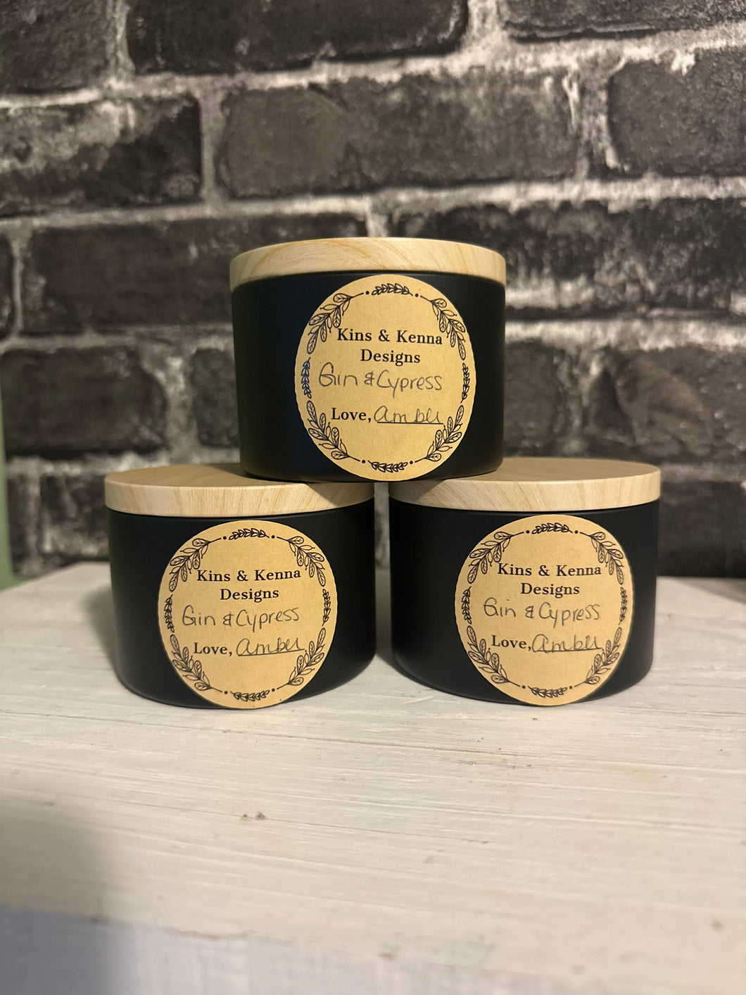 Gin & Cypress Scented Candle