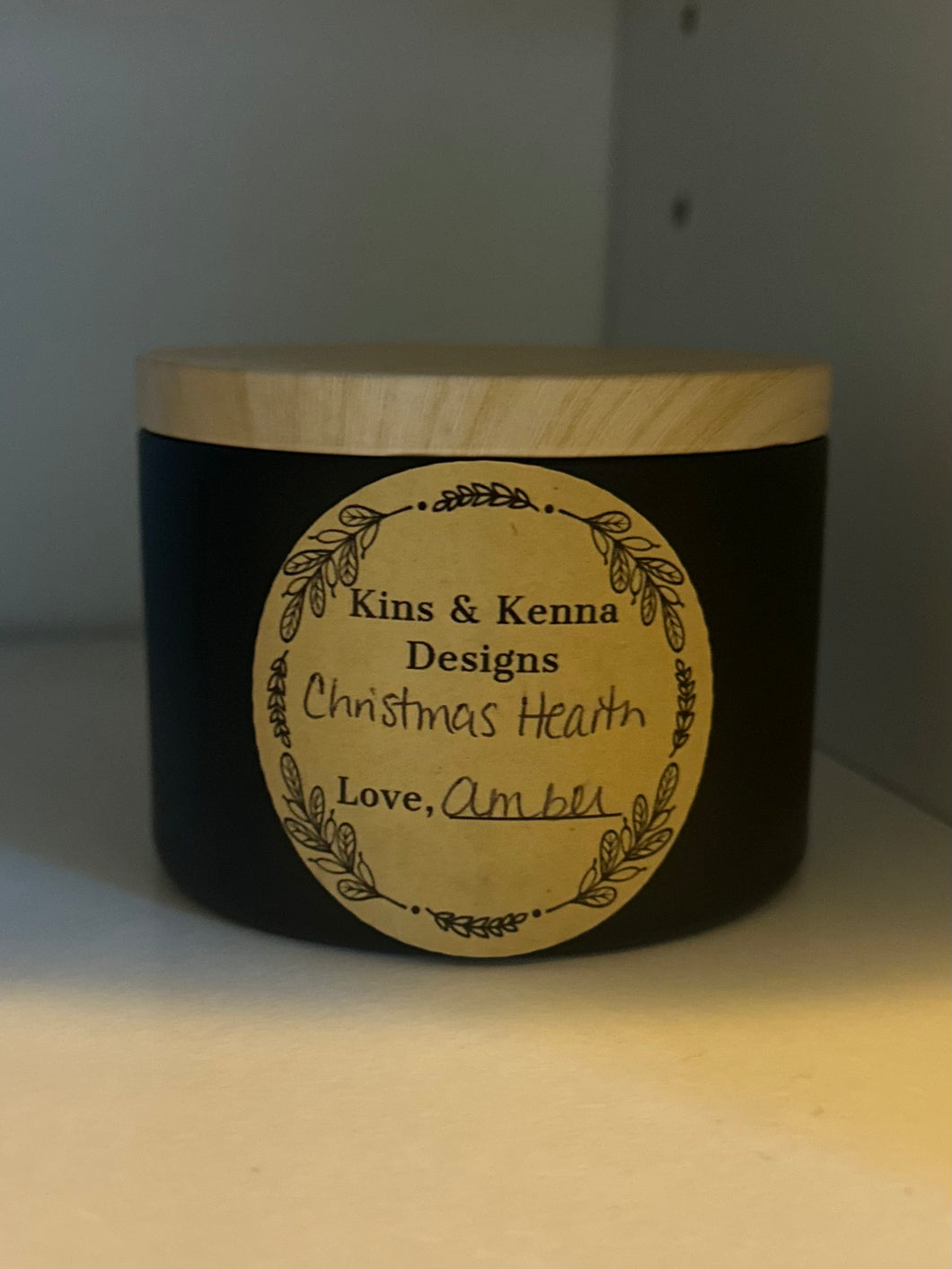 Christmas Hearth Candle