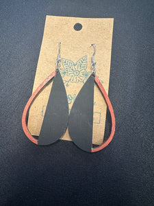 Black and Brown Teardrop