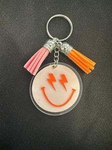 Pink and Orange Smiley