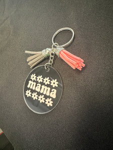 Flower Mama Keychain