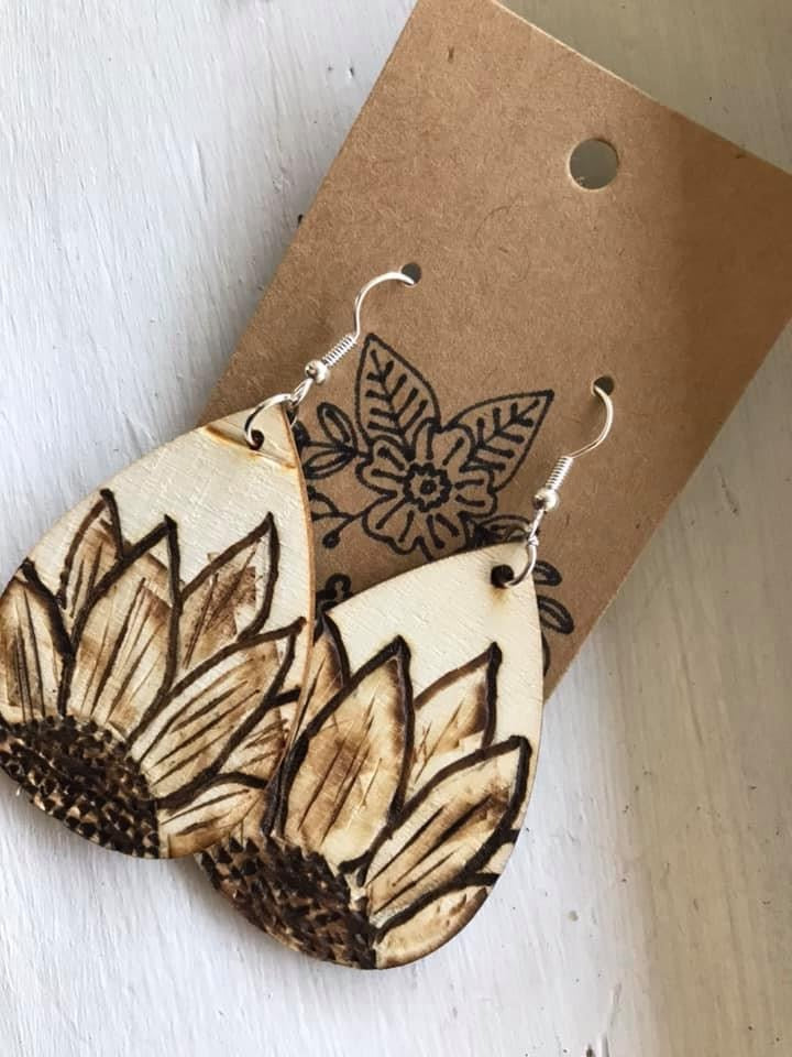Sunflower Earrings