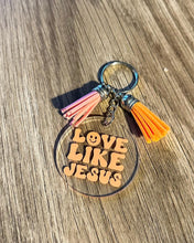 Load image into Gallery viewer, Love Like Jesus Keychain
